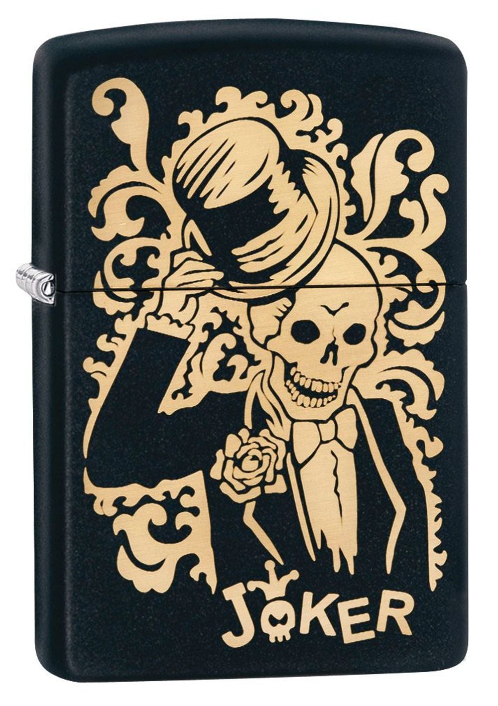 Zippo Black Matte Finish Lighter (Joker) by Zippo - ISBN: 0191693022339