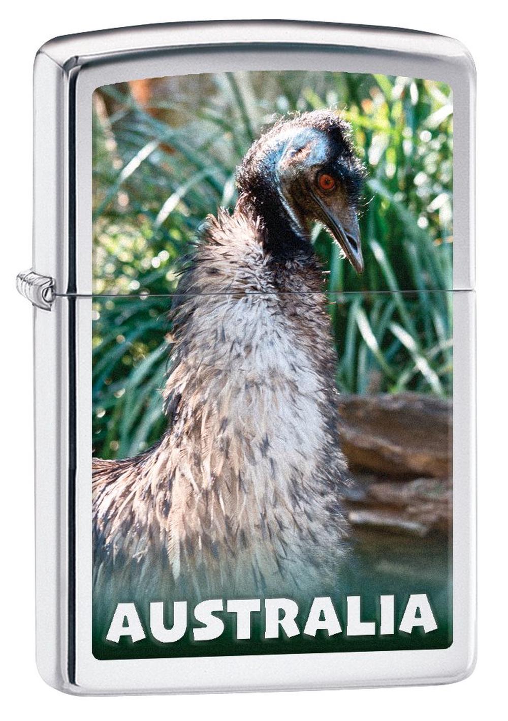 Zippo High Polish Lighter (Emu), 0191693088649