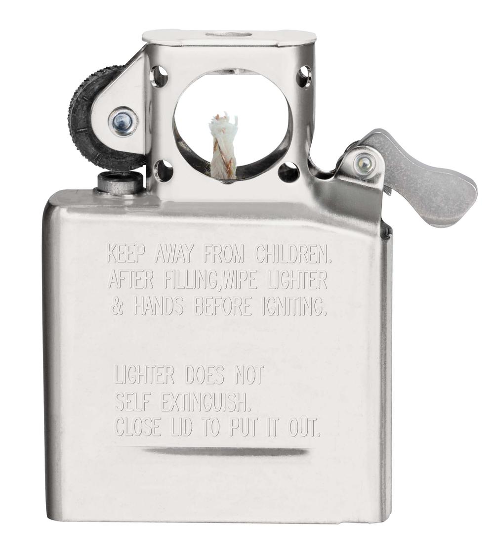 Chrome Pipe Insert Lighter, 0191693235883