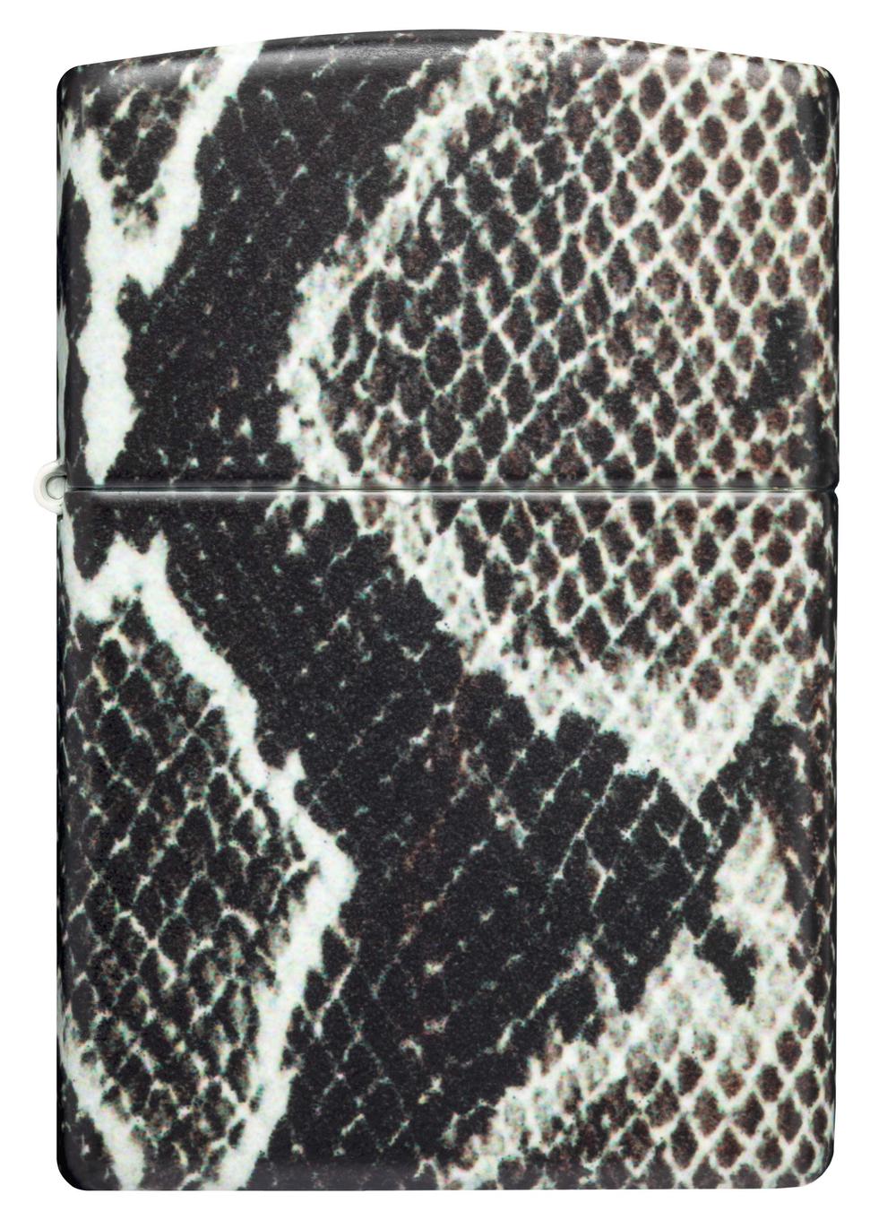 Zippo Grey Snake Skin Design Lighter, 0191693237948