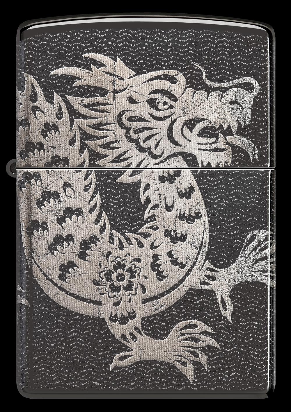 Zippo Lucky Dragon High Polish Black Lighter by Zippo - ISBN: 0191693593457