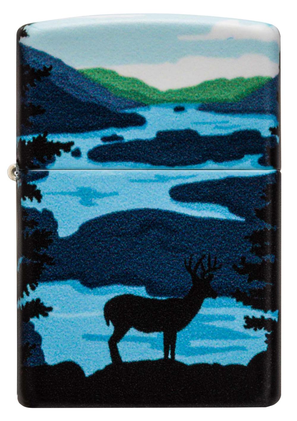 Zippo Deer Landscape Design Lighter, 0191693701517