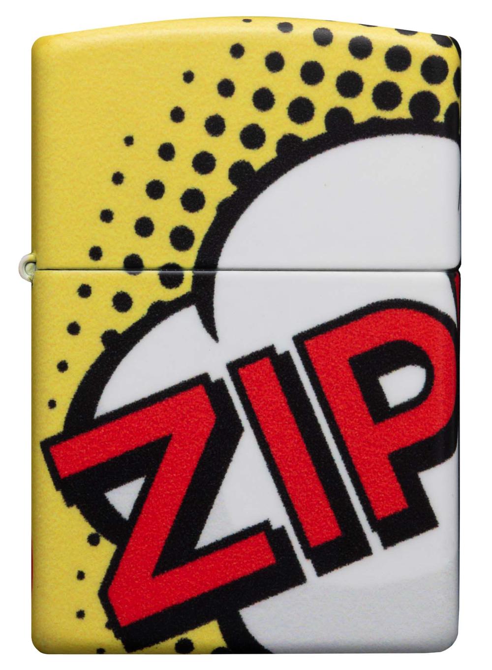 Zippo Pop Art ZIP Design Lighter, 0191693702545