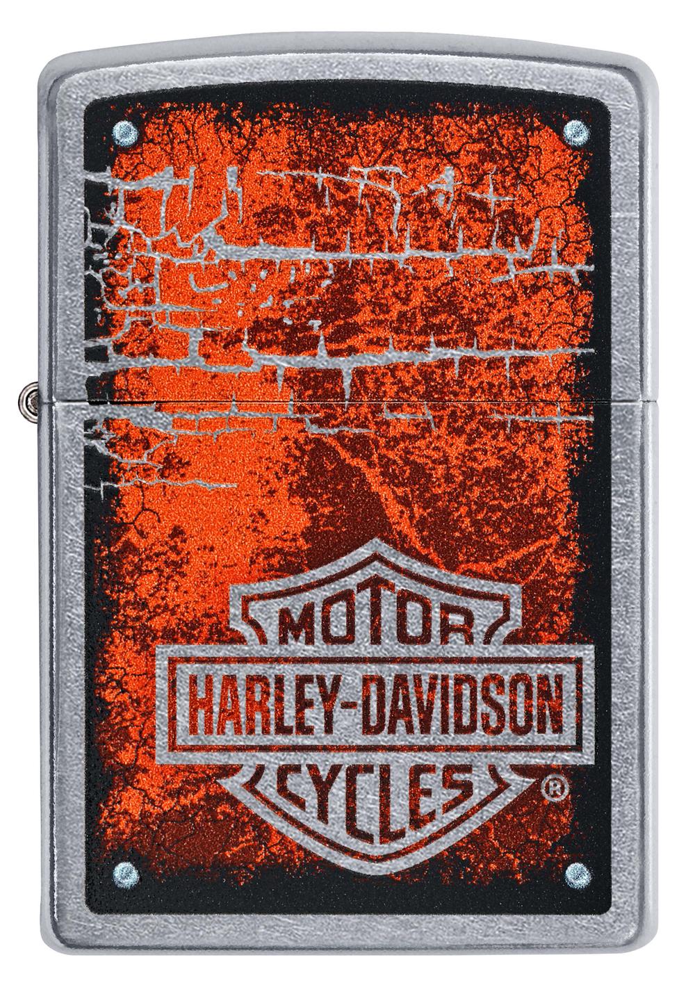 Zippo Harley Davidson Design St Chrome Lighter, 0191693707724