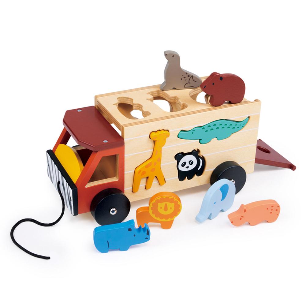 Mentari Shape Sorting Safari Truck, 0191856073017