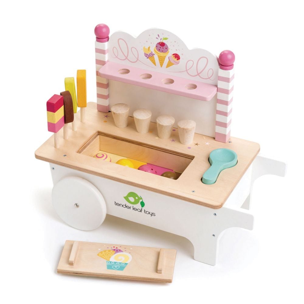 Tender Leaf Toys Push Along Ice Cream Cart by Tender Leaf Toys - ISBN: 0191856082361