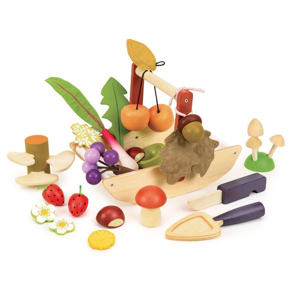 Tender Leaf Toys Wild Wood Foraging Trug (Basket) by Tender Leaf Toys - ISBN: 0191856082941