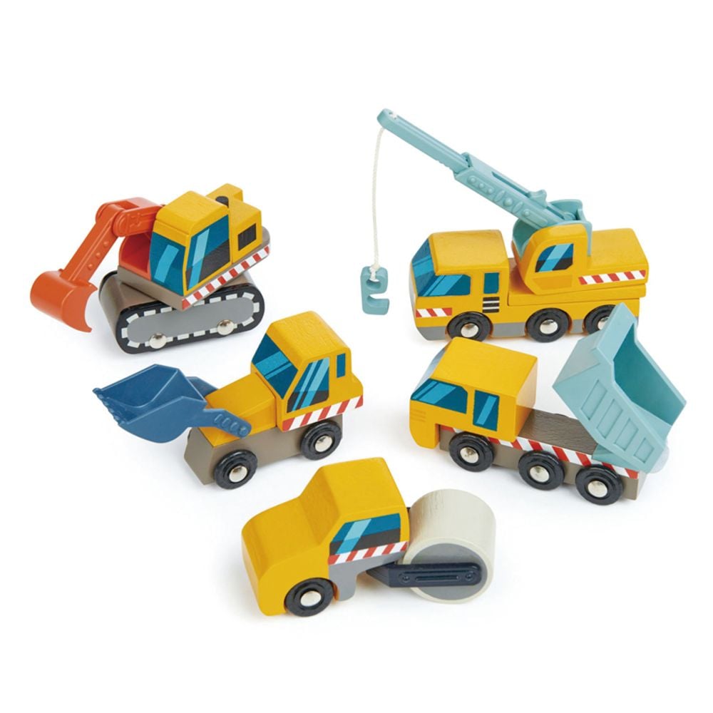 Tender Leaf Toys Wooden Construction Car Set by Tender Leaf Toys - ISBN: 0191856083559