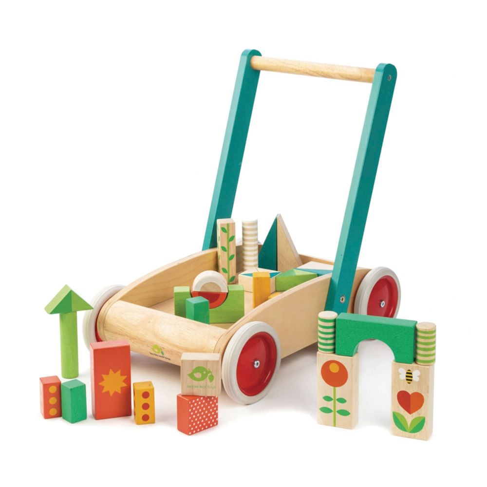 Tender Leaf Toys Wagon with Blocks by Tender Leaf Toys - ISBN: 0191856084648