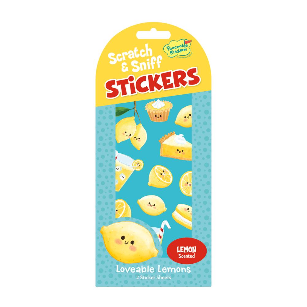 Peaceable Kingdom Scratch & Sniff Stickers (Lemon), 0192073566580