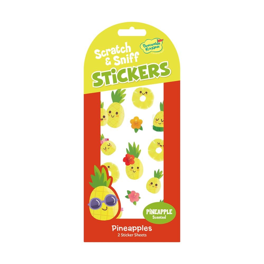 Scratch & Sniff Stickers (Pineapple), 0192073566597