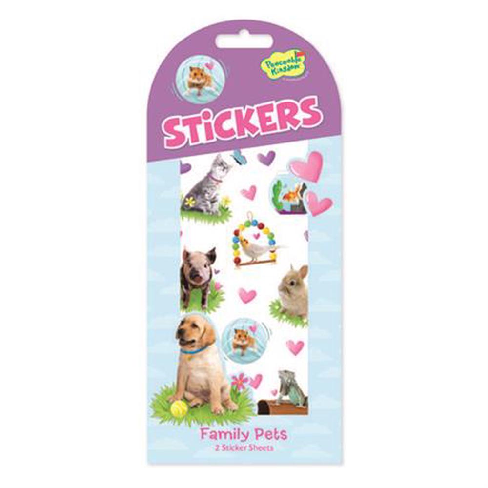 Peaceable Kingdom Family Pet Stickers, 0192073566627
