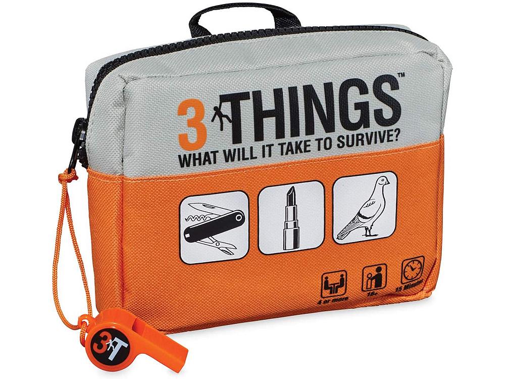 3 Things - What will it take to survive? Card Game, 0192073658162