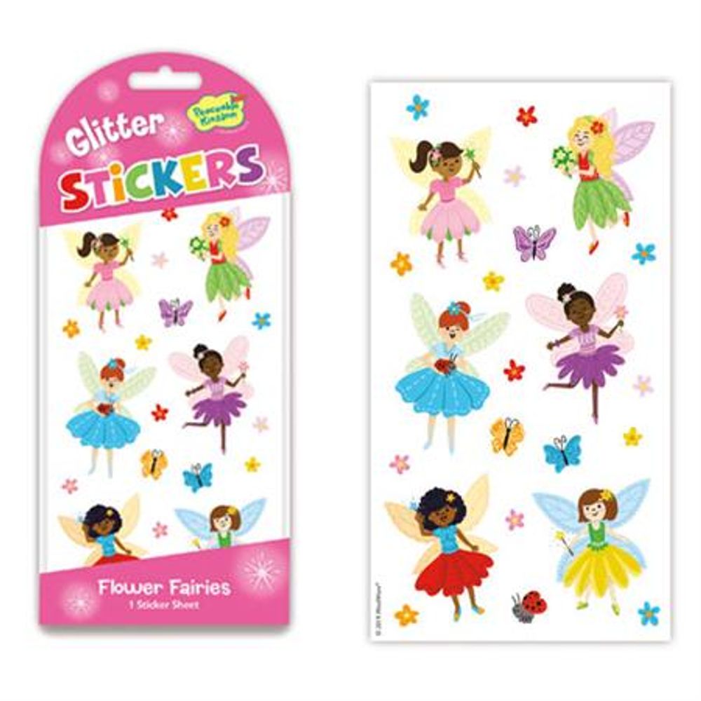 Peaceable Kingdom Glitter & Foil Stickers - Fairy by Peaceable Kingdom - ISBN: 0192073859750