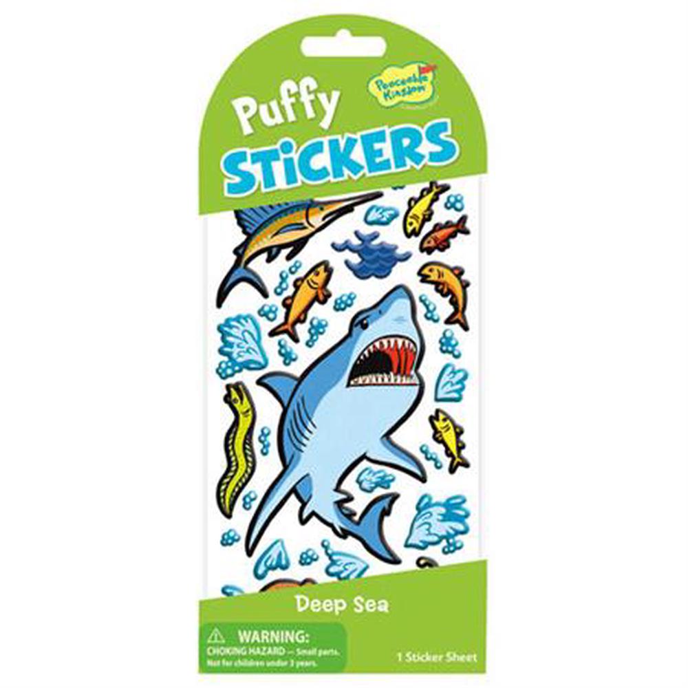 Peaceable Kingdom Puffy Sticker - Deep Sea, 0192073881997