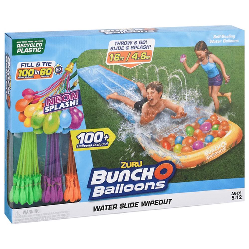 Zuru Bunch O Balloons Water Slide with 100 Neon Water Balloons Buy online at The Nile