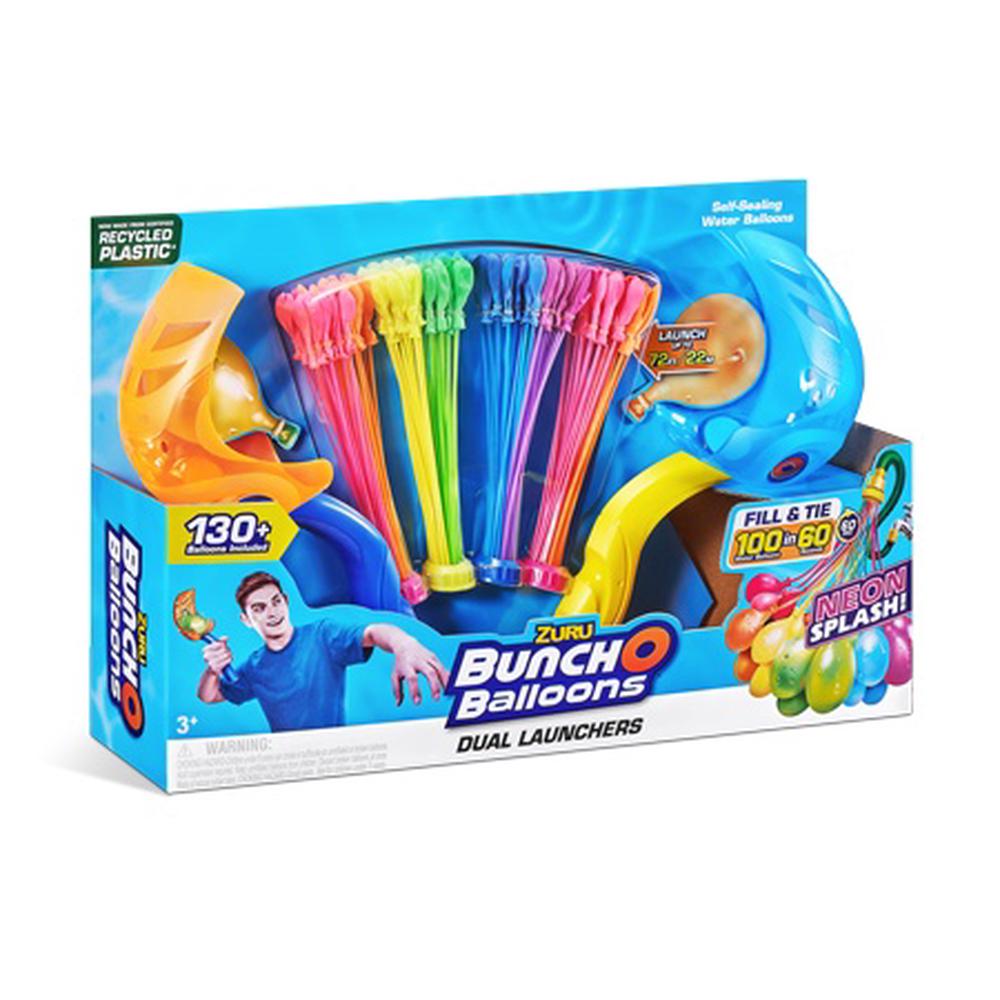 Zuru Bunch O Balloons Launcher 2 Pack with 100 Neon Water Balloons