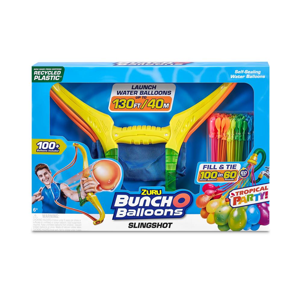 Bunch O Balloons - Tropical Party Slingshot with 100 Balloons, 0193052043399