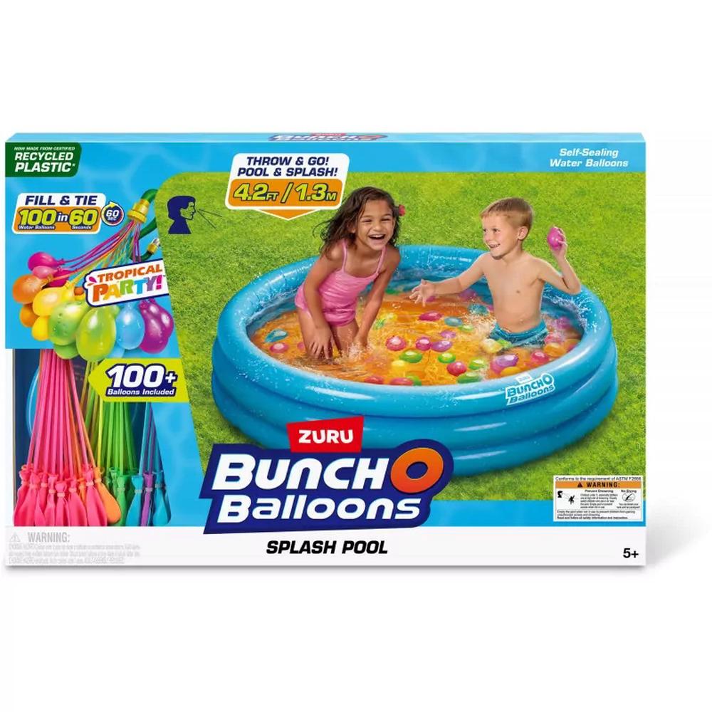 Bunch O Balloons Splash Pool with 100 Water Balloons, 0193052057099