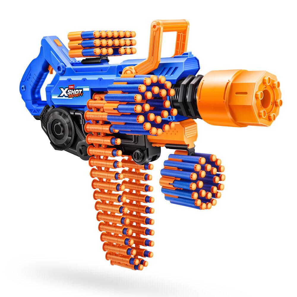 Xshot Insanity Motorised Smoking Barrel with 72 Darts, 0193052079145