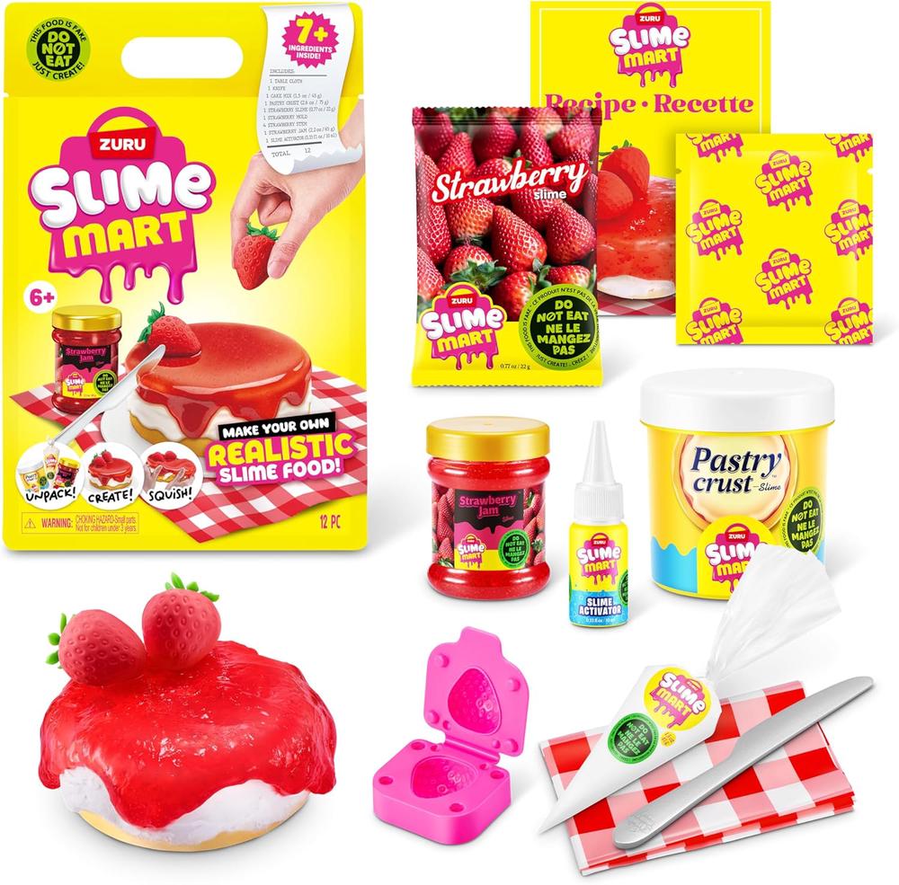 Slime Mart - Small Shopping Bag Series 1 - Strawberry Cheese Cake, 0193052079527