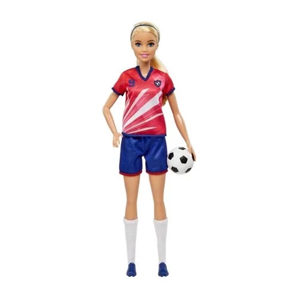 Mattel Barbie: Soccer Doll with Red Shirt and Blue Shorts by Mattel - ISBN: 0194735015238