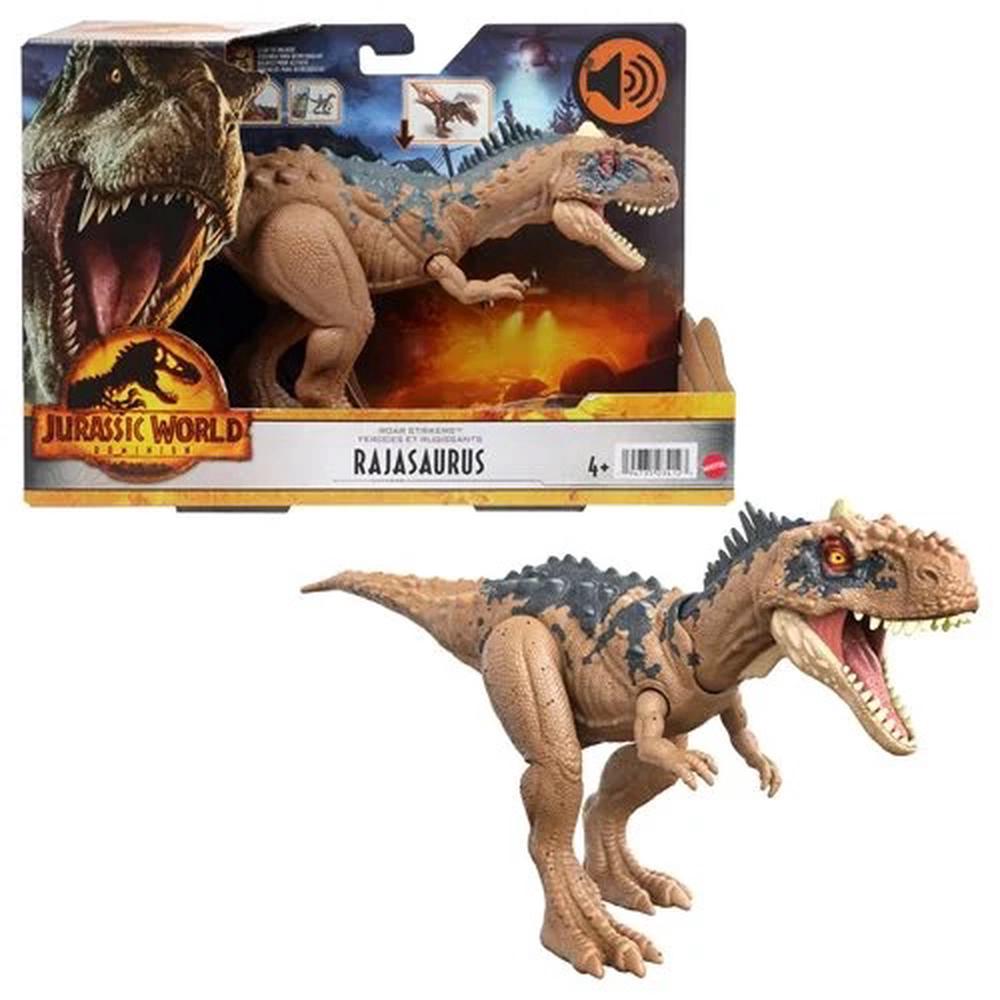 Mattel Jurassic World - Roar Strikers Rajasaurus with Sound, 0194735034123