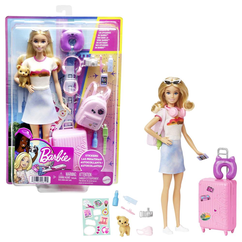 Mattel Barbie Travel Doll & Accessories Buy online at The Nile