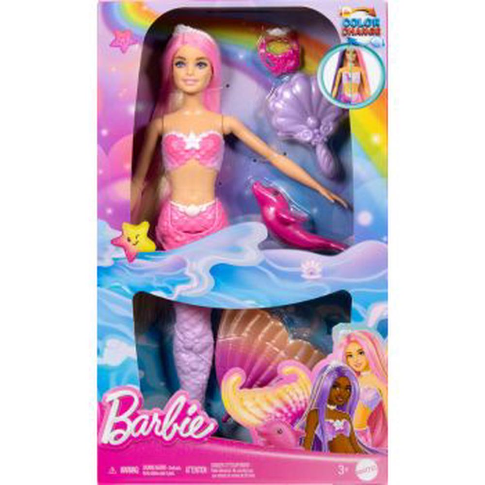 Mattel Barbie Colour Change Mermaid Doll, 0194735183630