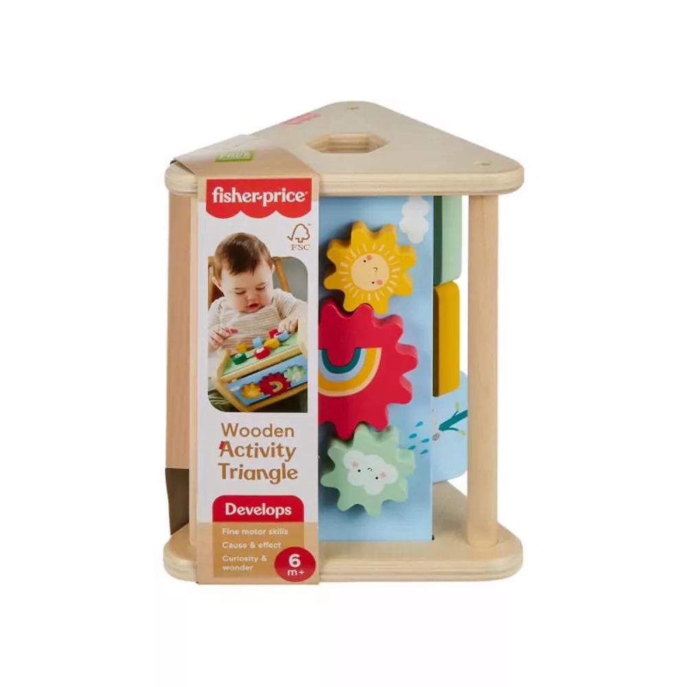 Fisher Price Wooden Activity Triangle, 0194735246069