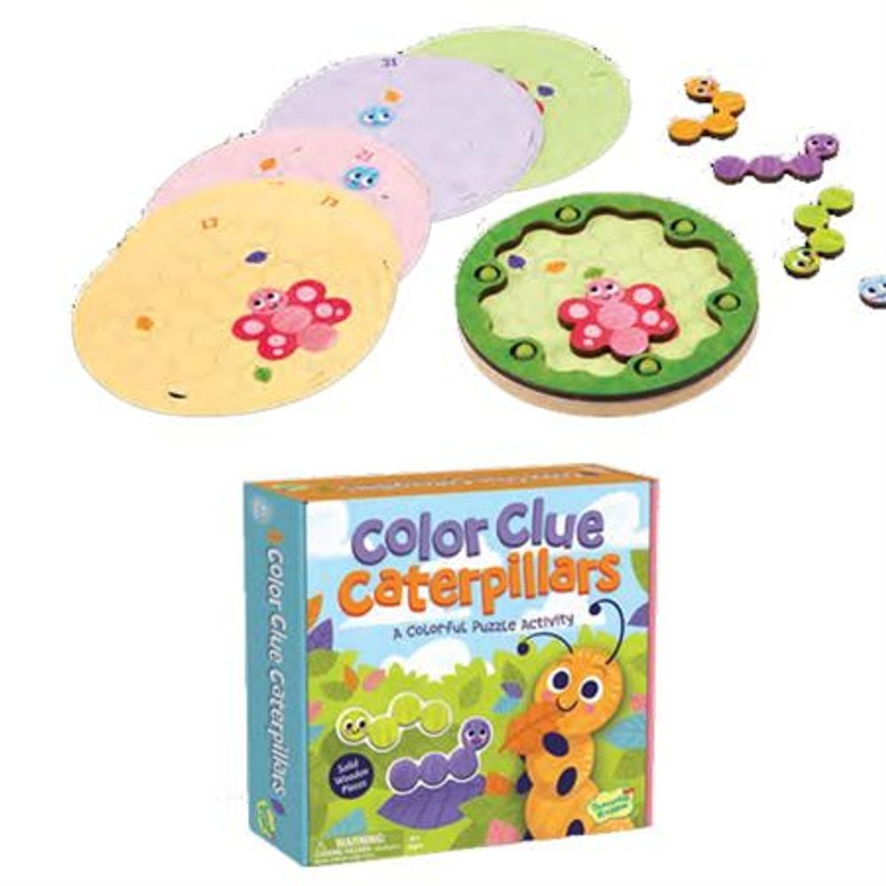 Peaceable Kingdom Color Clue Caterpillars by Peaceable Kingdom - ISBN: 0195130291814