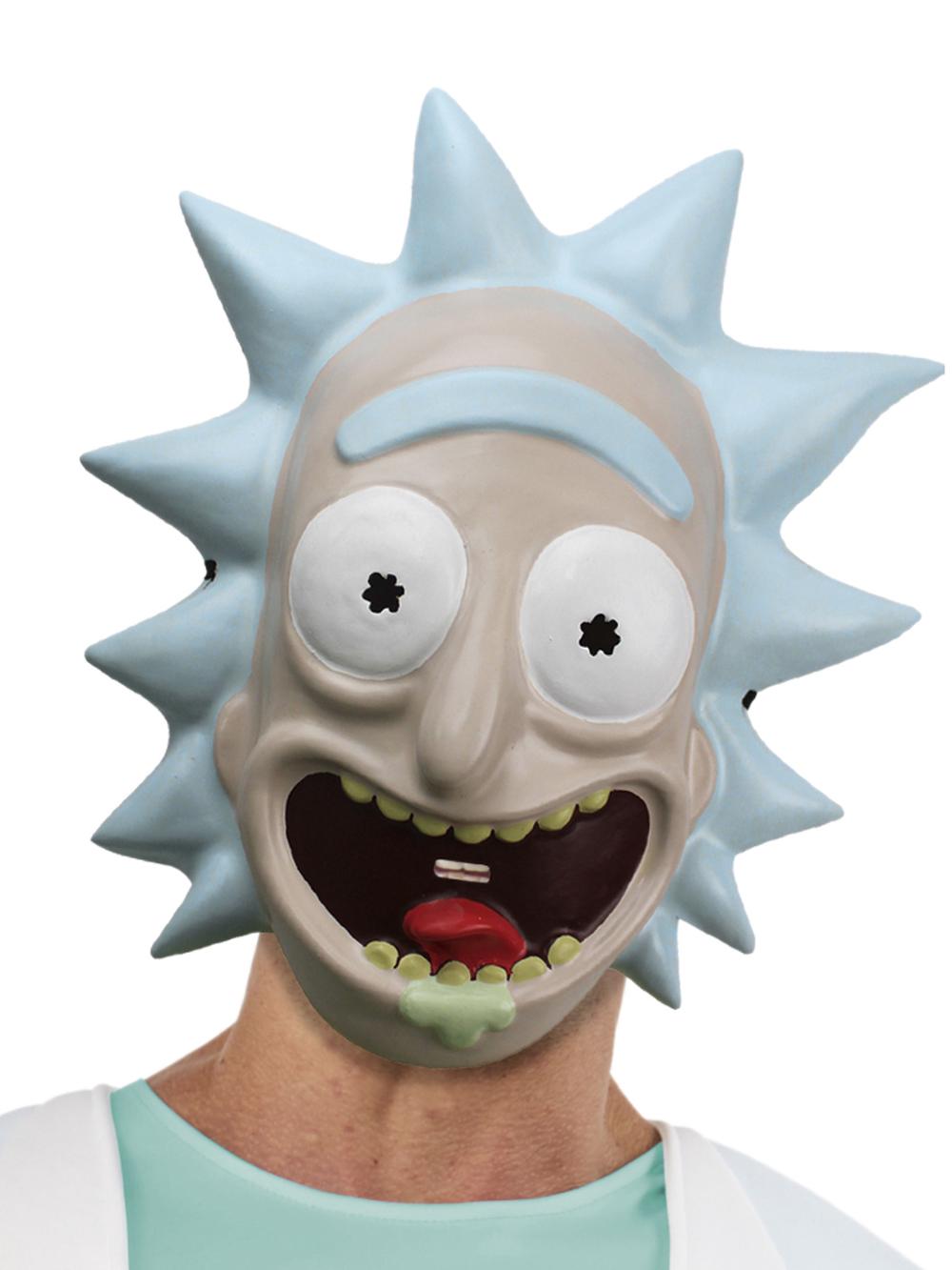 Rick Vacuform Mask, Adult, 0195884021019