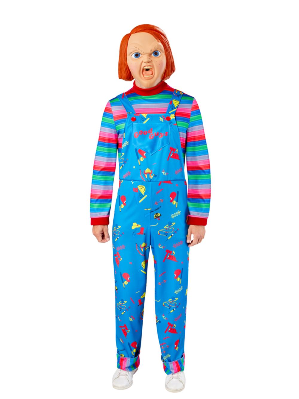 Chucky Deluxe Adult Costume, 0195884084830