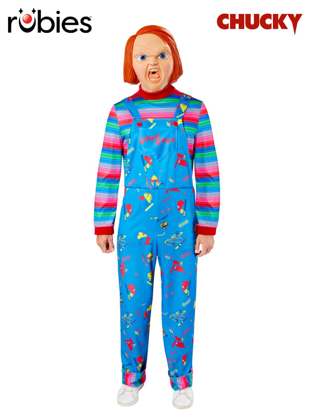 Chucky Deluxe Adult Costume, 0195884084847