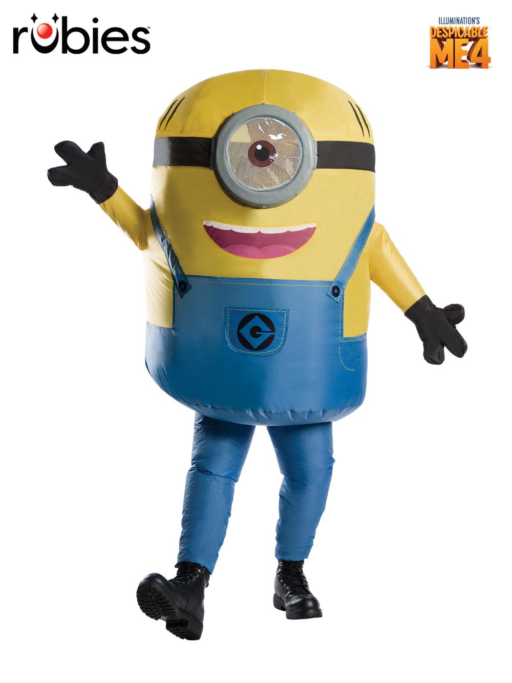 Minion Despicable Me 4 Inflatable Adult Costume - One Size, 0195884098684