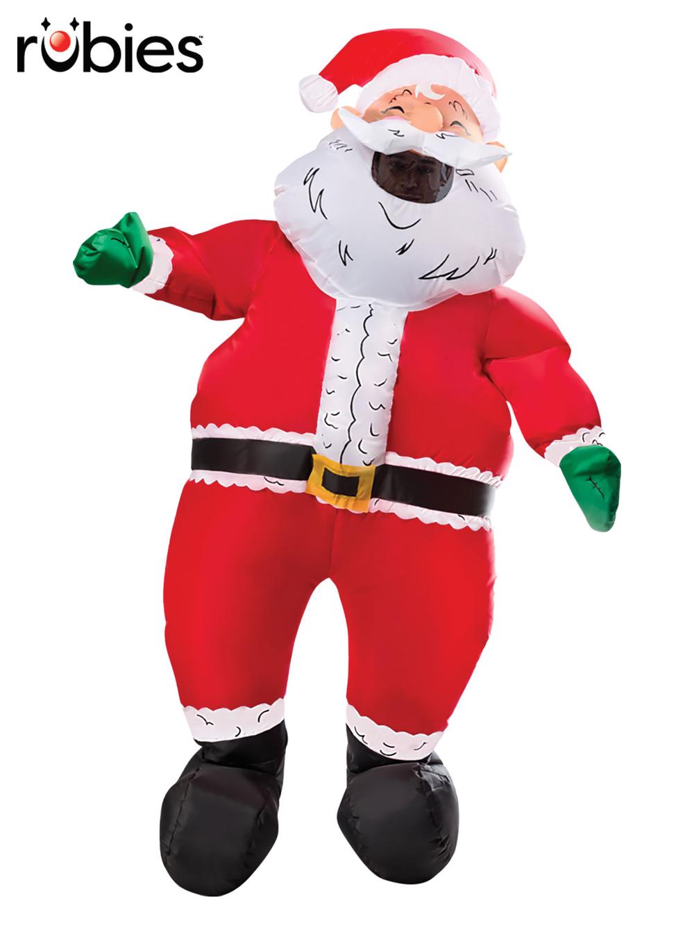 Santa Inflatable Adult Costume  - One Size, 0195884110478