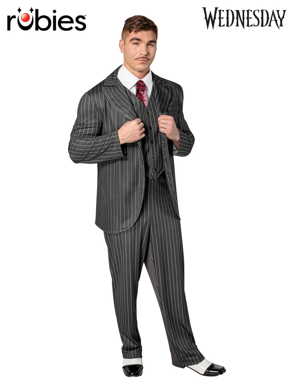 Gomez Adult Costume (Wednesday Netflix Series), 0195884119921