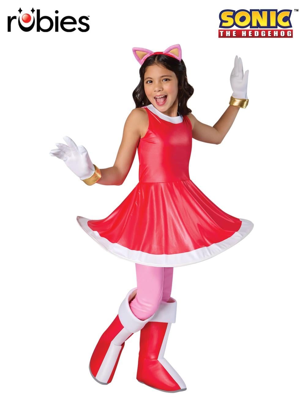 Rubies Deerfield Sonic The Hedgehog Amy Rose Deluxe Girls Costume  - 8-10 Years by Rubies Deerfield - ISBN: 0195884124536