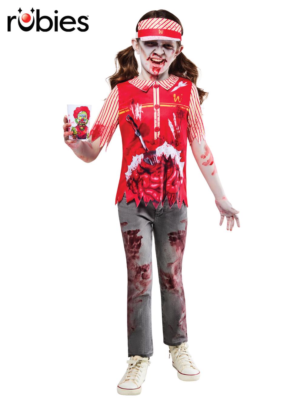 Rubies Deerfield Zombie Burger Worker Costume, Child - 11-13 Years by Rubies Deerfield - ISBN: 0195884133040