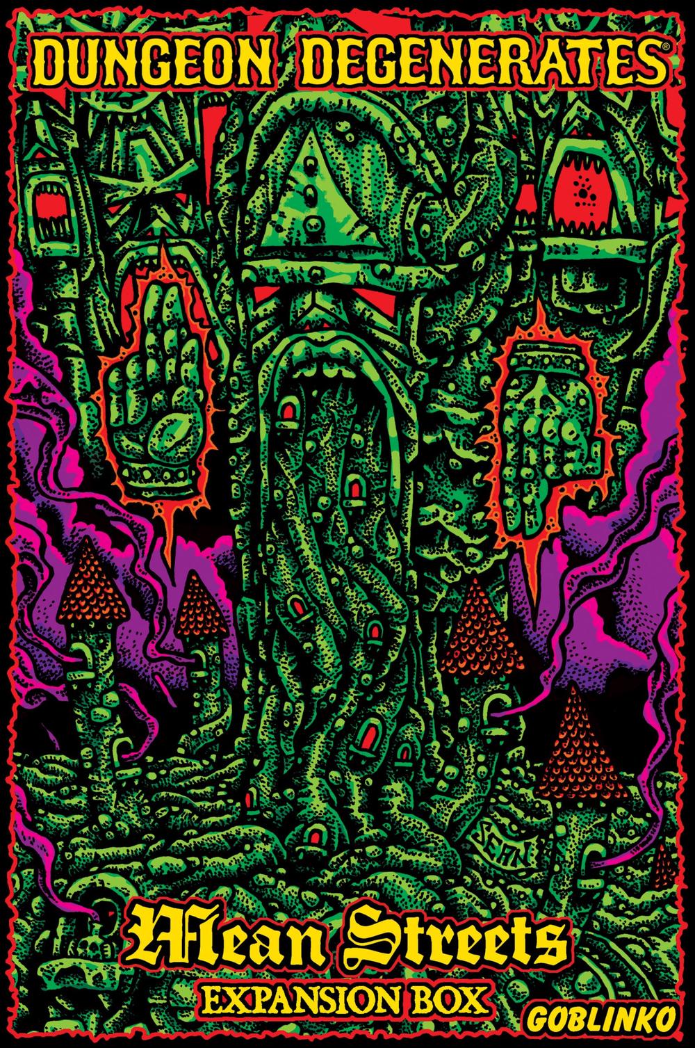 Goblinko Games Dungeon Degenerates Mean Streets Expansion Box, 0197644456703