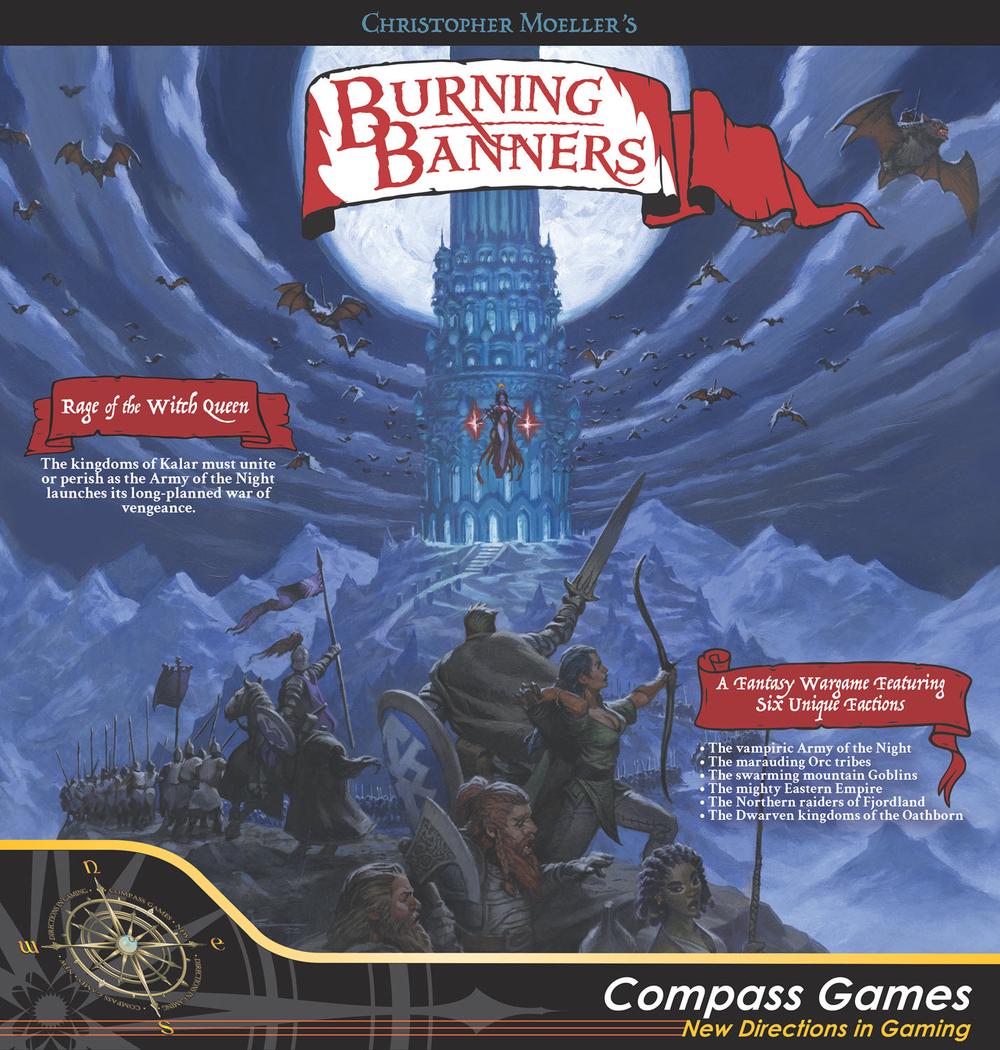 Compass Games Burning Banners Rage of the Witch Queen, 0197644616701