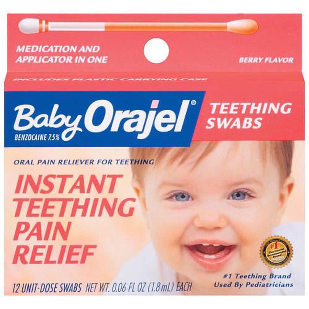 baby orajel swabs