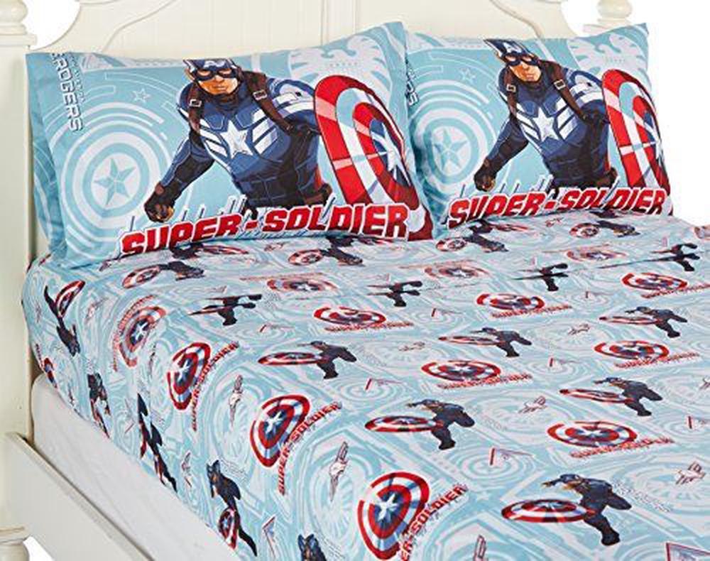 51 Marvel Comics Captain America Bed Sheet Set Winter Solr 51 Marvel Comics Captain America Bed Sheet Set Winter Solr Bedding Accessories At The Nile