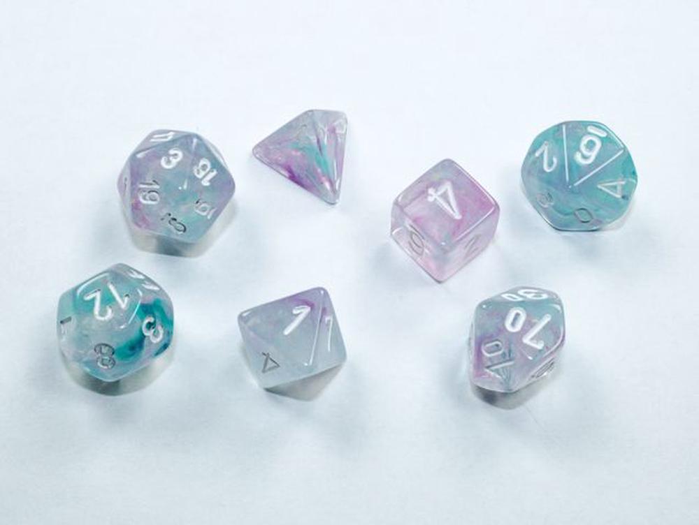 Nebula Mini 7-Die Set (Wisteria/White), 0601982038113