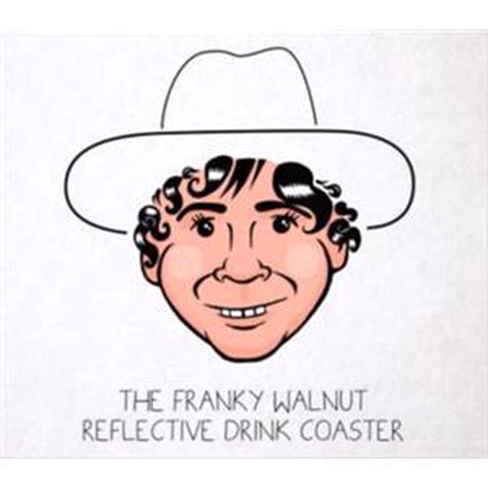 The Franky Walnut Reflective Drink Coaster, 0602537791804