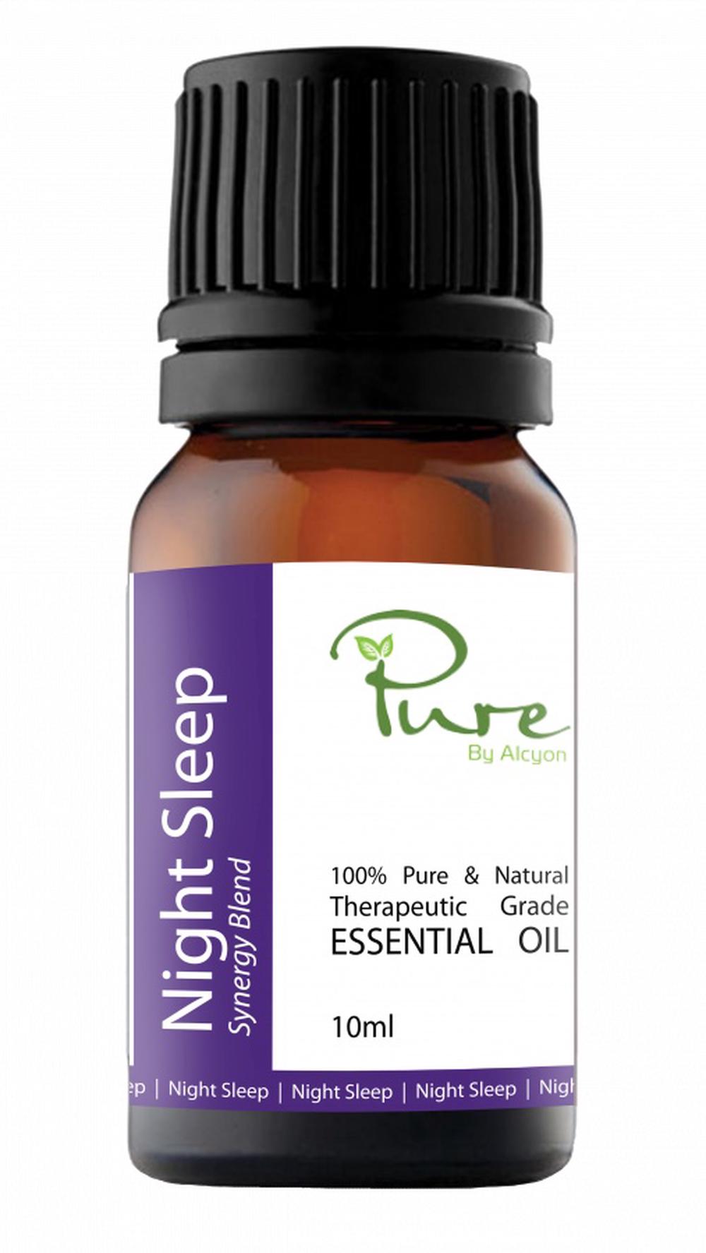 Pure by Alcyon Synergy Blend Essential Oil (Night Sleep), 0603765378669