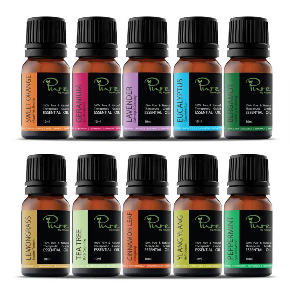 Essential Oil Set, 10 Piece (Perfect), 0603765378683