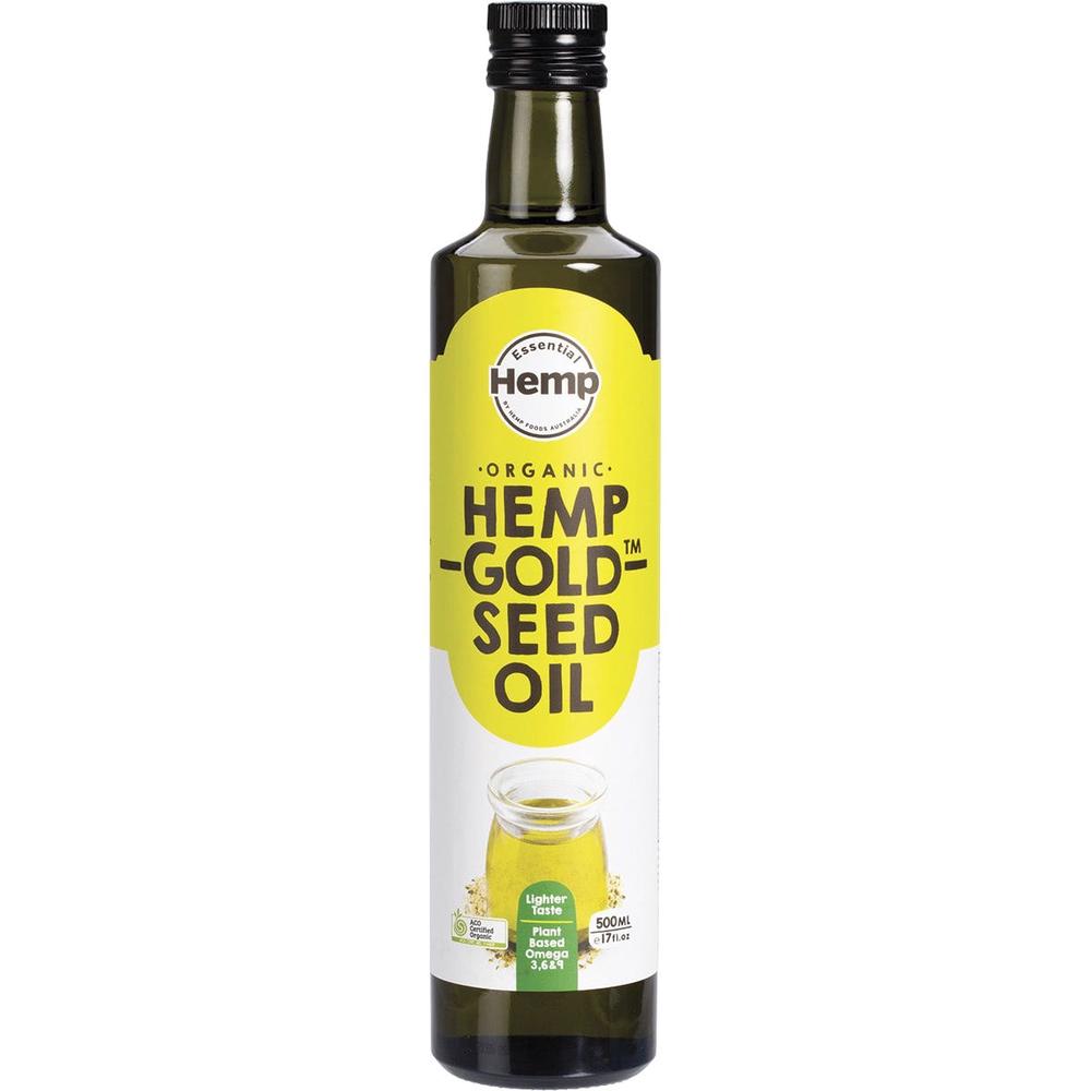Organic Hemp Seed Oil - 500mL, 0609728259198