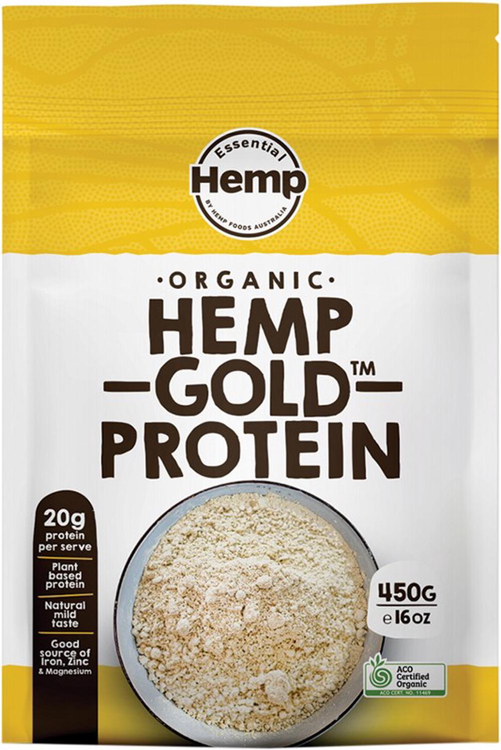 Essential Hemp Organic Hemp Gold Protein Powder - 450g, 0609728259204