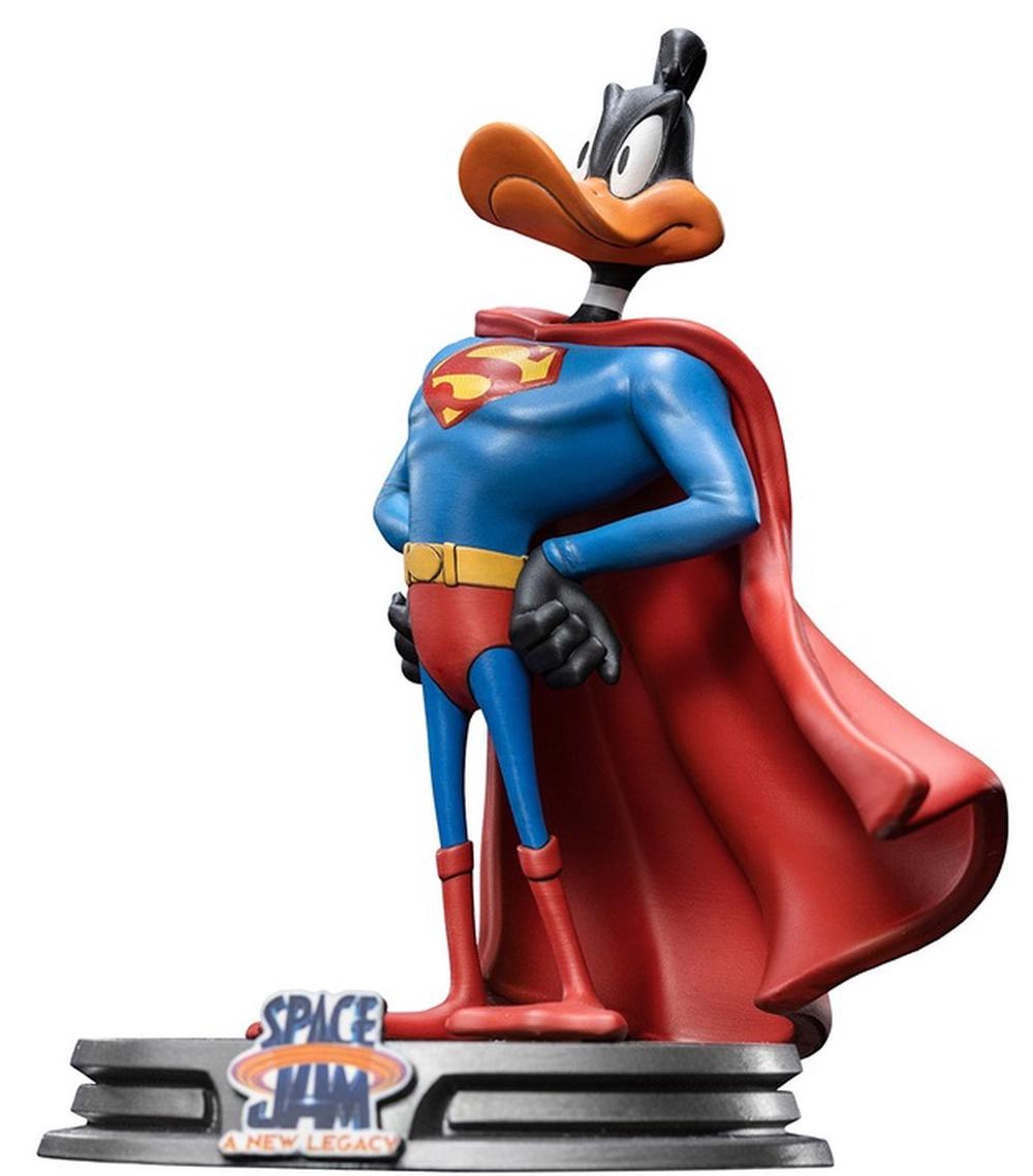 Iron Studios Space Jam 2: A New Legacy - Daffy Duck Superman Statue, 1:10 Scale, 0609963129232